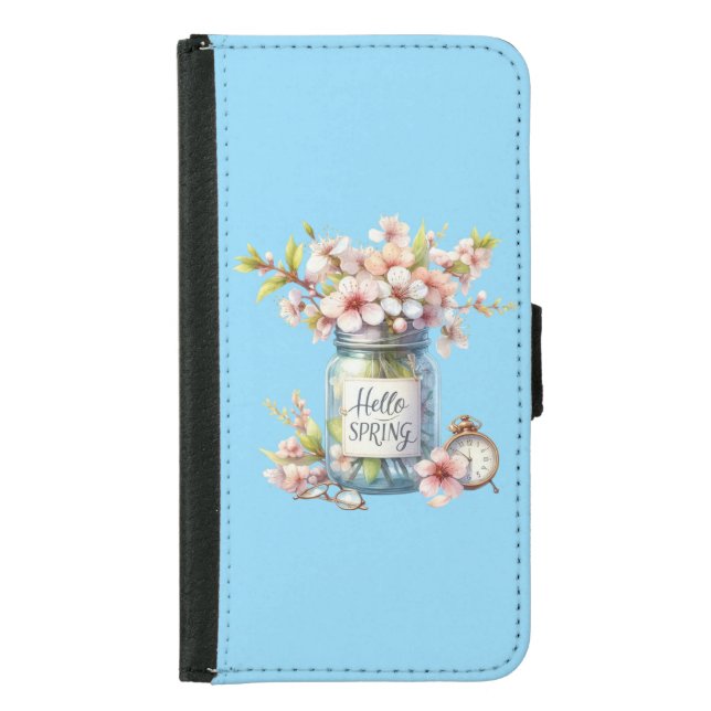 Hello Spring Floral Ladies Wallet (Front)