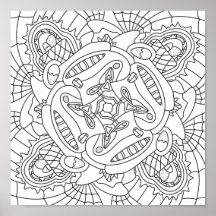 Hello Spring: Happy Easter Coloring Page