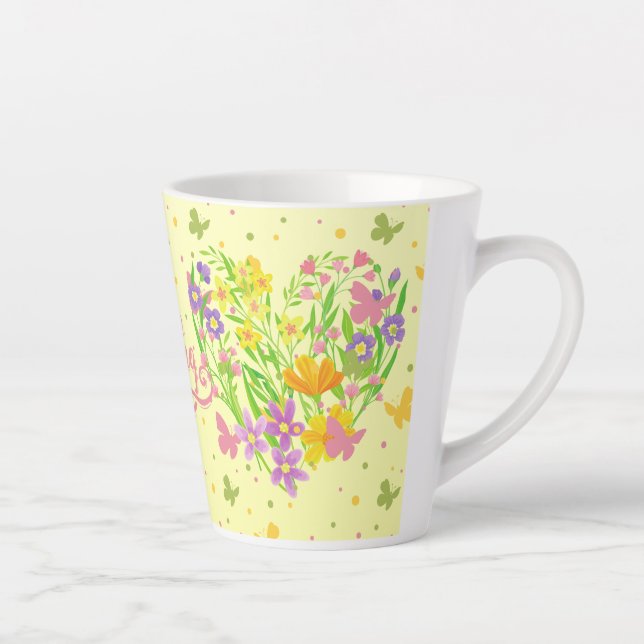 Hello Spring Latte Mug (Right)