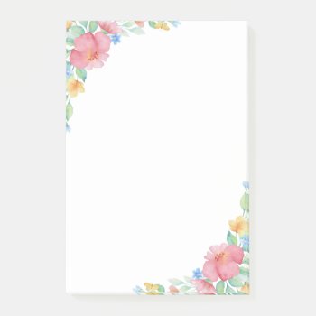 Hello Spring Post-it Notes by Zazzlemm_Cards at Zazzle