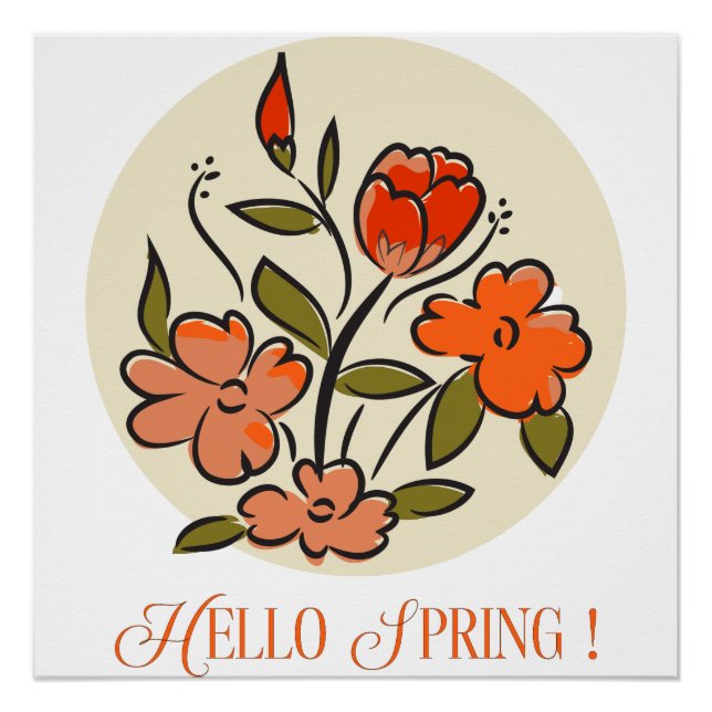 Hello Spring Sign (Front)