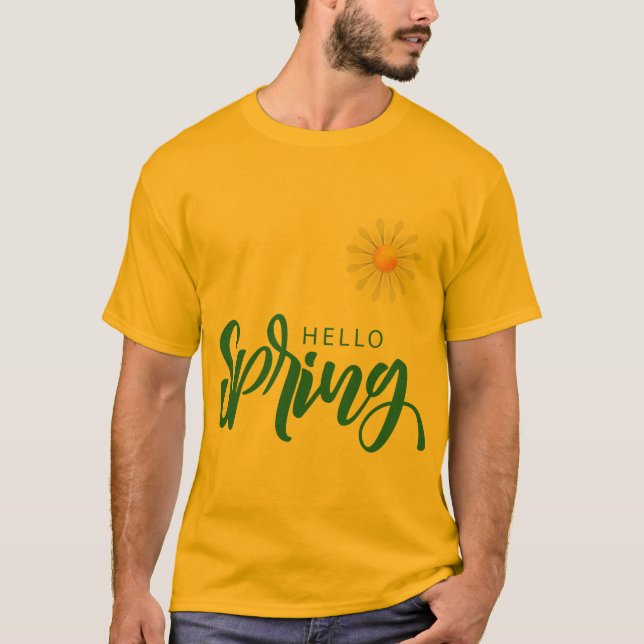 hello spring T-Shirt (Front)