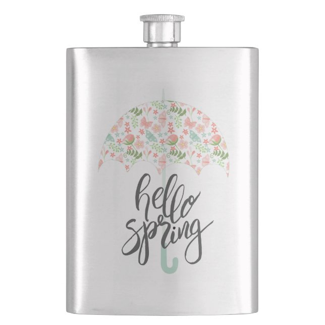 Hello Spring Umbrella Flask (Front)