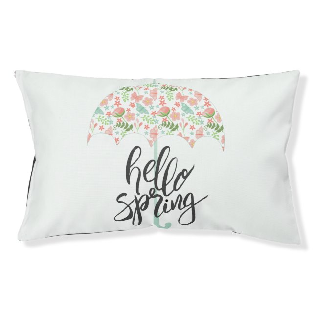Hello Spring Umbrella Outdoor Pet Bed (Front)