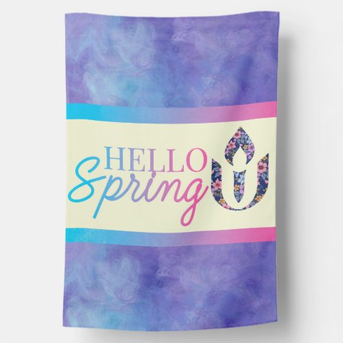 Hello spring Unitarian Universalism  House Flag