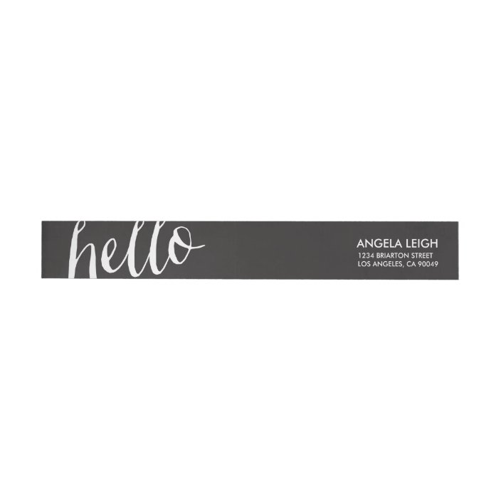 zazzle wraparound address labels art view backward