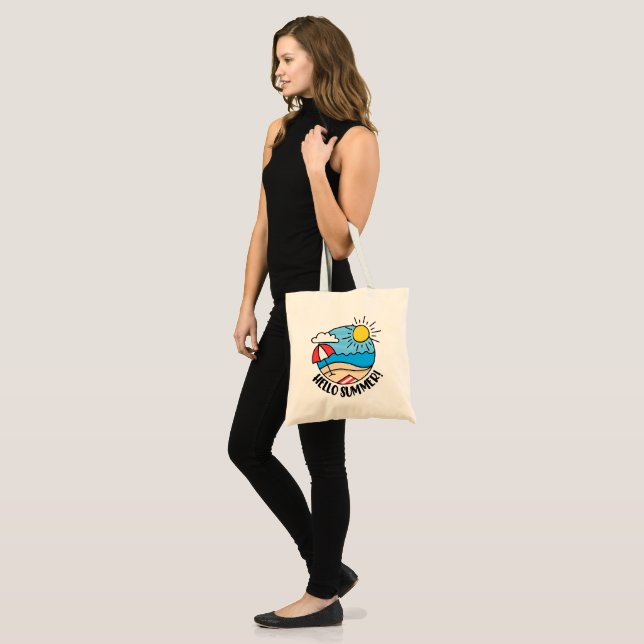 Hello Summer 2 Tote Bag (Front (Model))