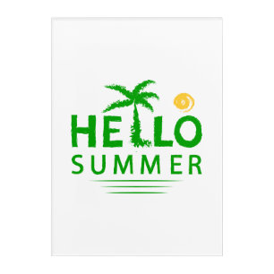 Hello Summer Acrylic Print
