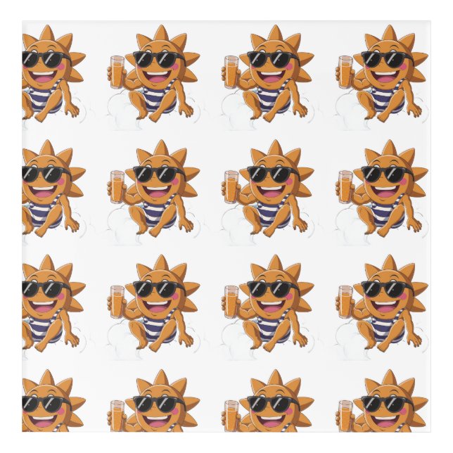 Hello summer  acrylic print (Front)