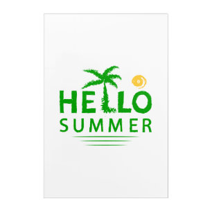 Hello Summer Acrylic Print