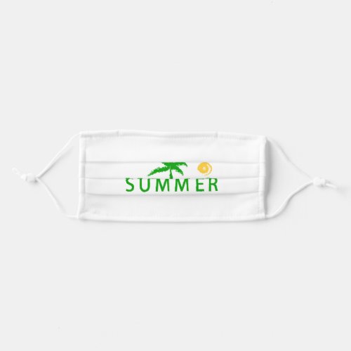 Hello Summer Adult Cloth Face Mask