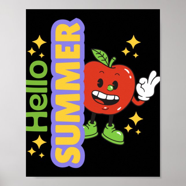 Hello Summer (apple).  Poster (Front)