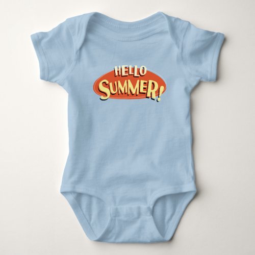 Hello Summer  Baby Bodysuit