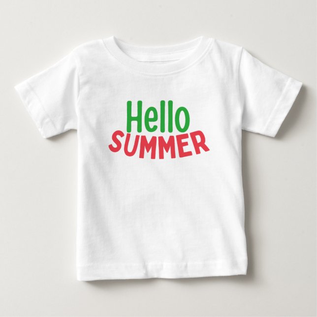 hello summer baby T-Shirt (Front)