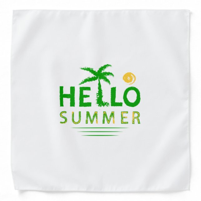 Hello Summer Bandana (Front)