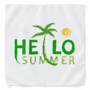 Hello Summer Bandana