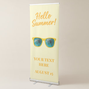 Hello Summer Banner • Palm Vibes Pop