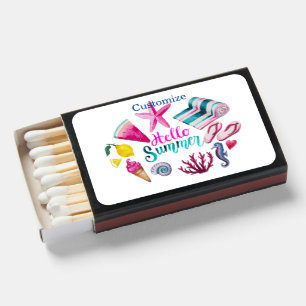 Hello Summer Beach Thunder-Cove Matchboxes