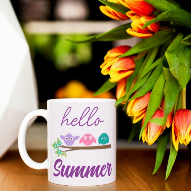Hello Summer Birds Coffee Mug (Creator Uploaded)