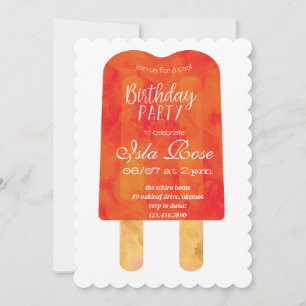Hello Summer Birthday Party Invitation