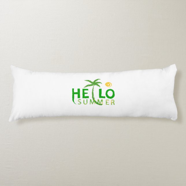 Hello Summer Body Pillow (Front)