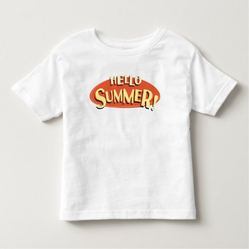 Hello Summer Boy Toddler T_shirt