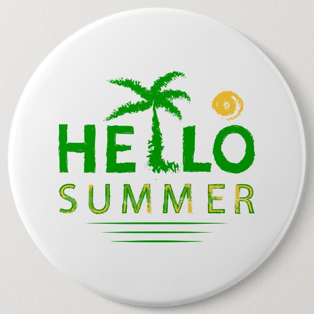 Hello Summer Button (Front)