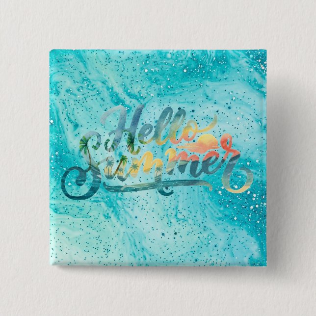 Hello Summer Button (Front)