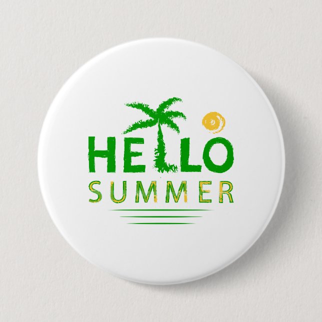 Hello Summer Button (Front)