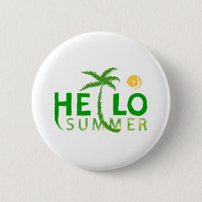 Hello Summer Button (Front)