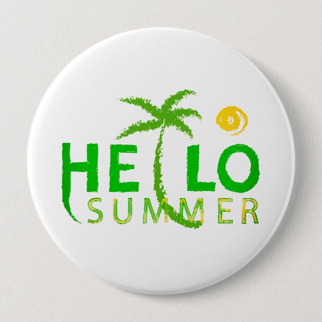 Hello Summer Button (Front)