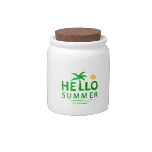 Hello Summer Candy Jar
