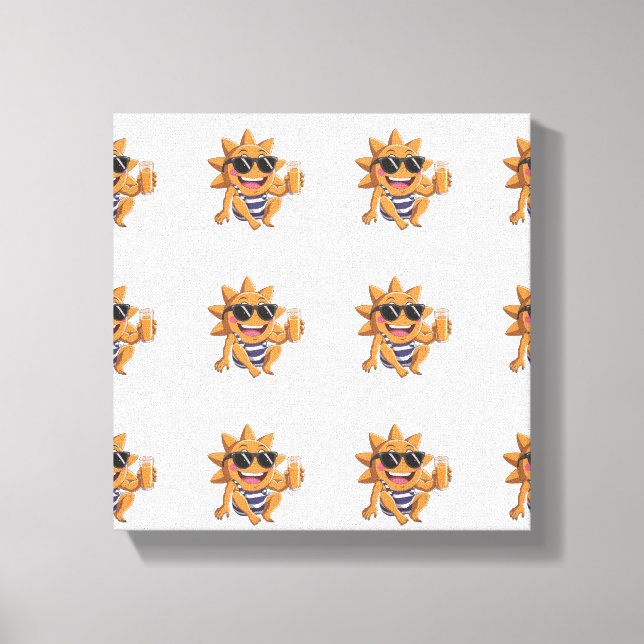 Hello summer  canvas print (Front)