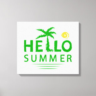 Hello Summer Canvas Print