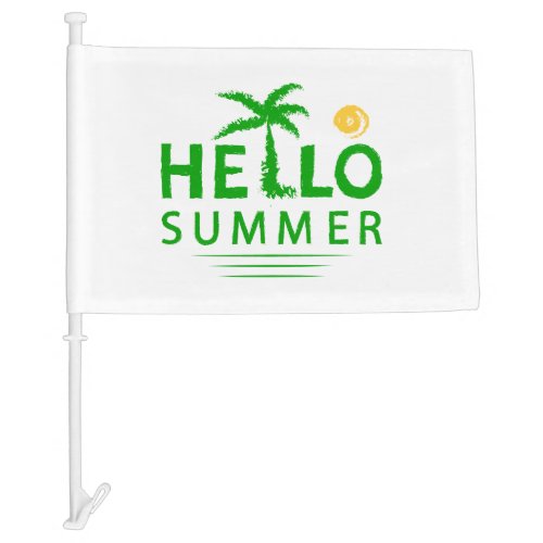 Hello Summer Car Flag