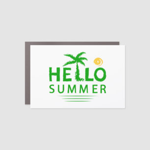 Hello Summer Car Magnet