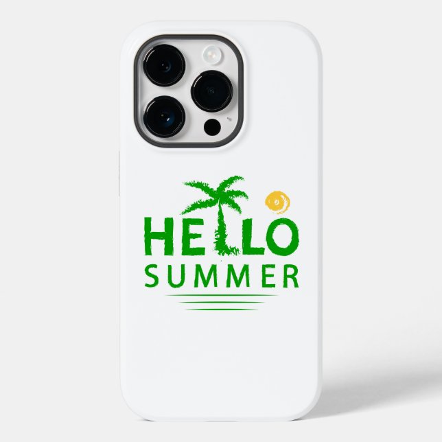 Hello Summer Case-Mate iPhone Case (Back)