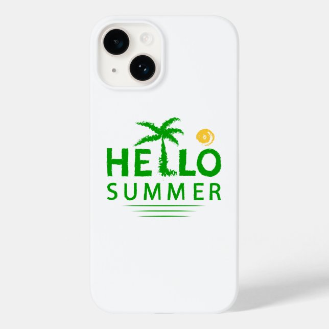Hello Summer Case-Mate iPhone Case (Back)