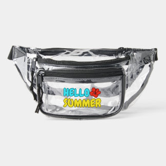 Hello Summer Clear Fanny Pack