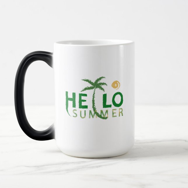 Hello Summer Color Morph Mug (Left)