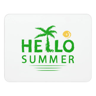 Hello Summer Door Sign