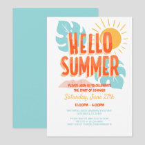 Hello summer, end of school party, Pool Party Invitation