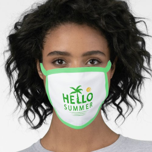 Hello Summer Face Mask