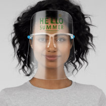 Hello Summer Face Shield