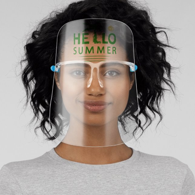 Hello Summer Face Shield (Insitu)