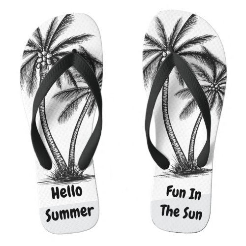 Hello Summer Flip Flops