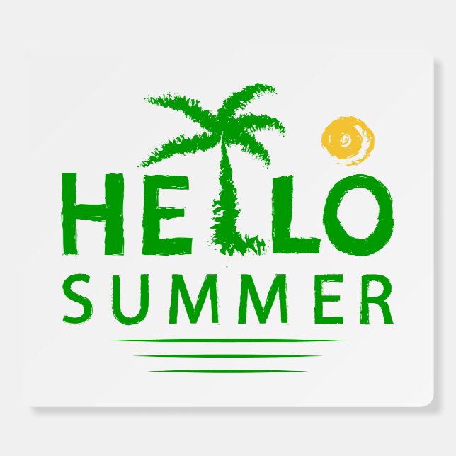 Hello Summer Foam Board (Front)