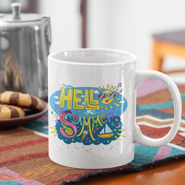 Hello Summer Giant Coffee Mug (Creator Uploaded)