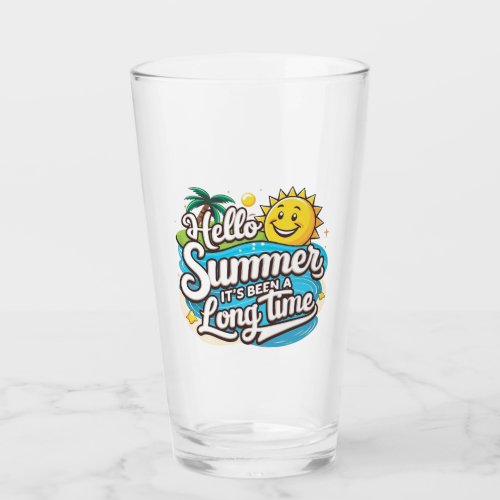 Hello Summer  Glass