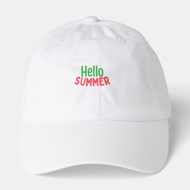 hello summer hat (Front)